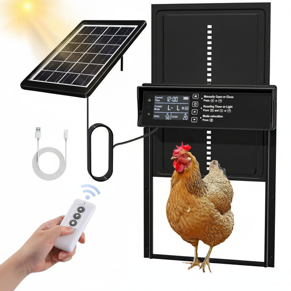 CoopGuard™ Auto Door - Protect your flock—automatically, day and night.
